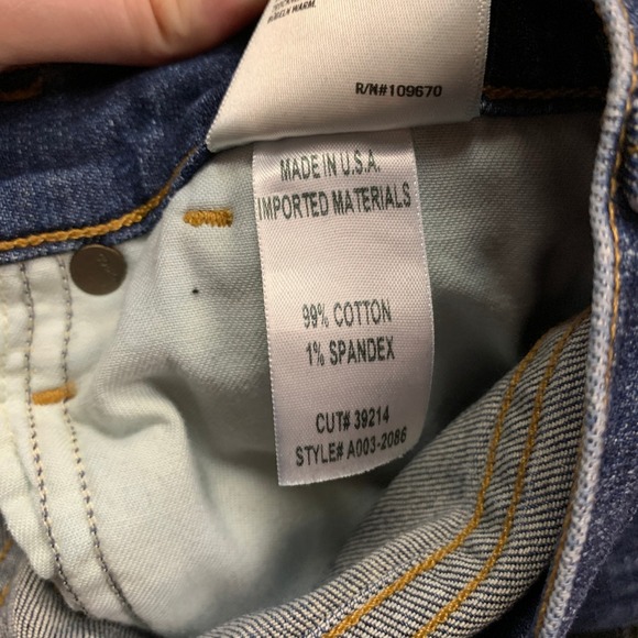 AGOLDE Los Angeles Sophie Denim Jeans Womens Size‎ 25 Dark Wash Skinny Mid Rise - Picture 8 of 8